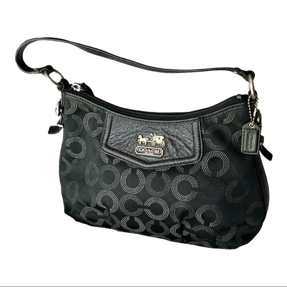 COACH Black Logo Shoulder Bag - Picture 4 of 12